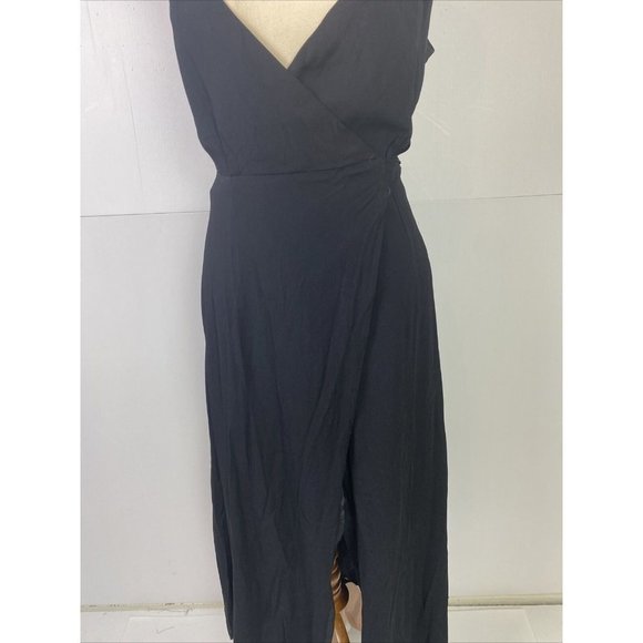 BNWT Kookaï HUNTINGTON WRAP DRESS BLACK Colour Size 34 AU 10 - Picture 3 of 10